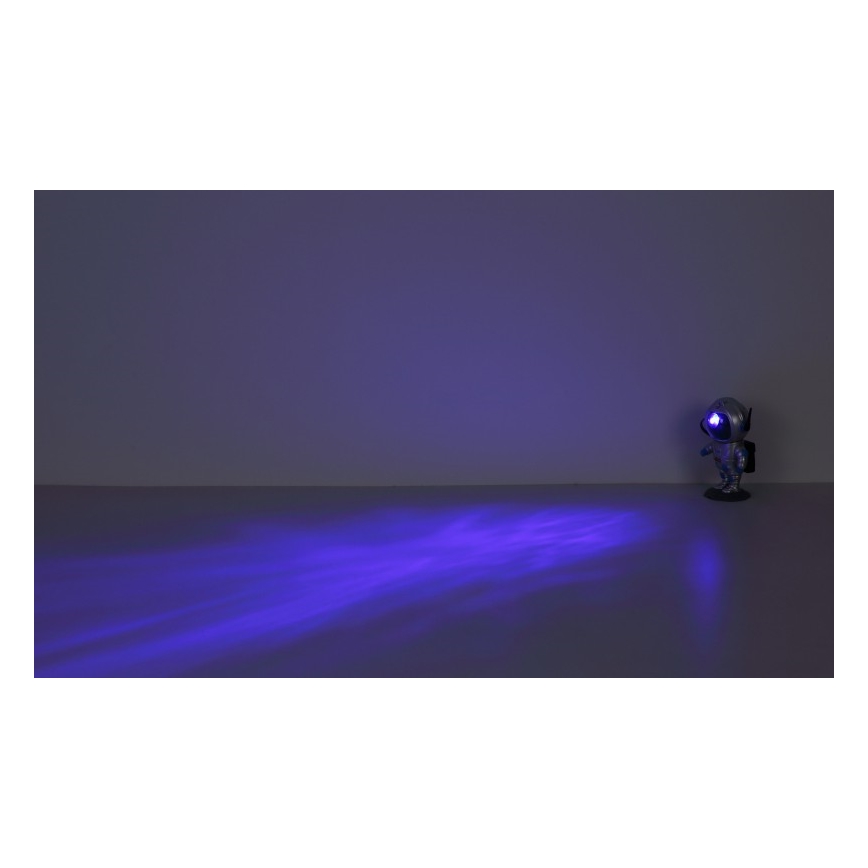 Globo - LED RGB Eπιτραπέζιο φωτιστικό LED/4,5W/5V αστροναύτης ασημί