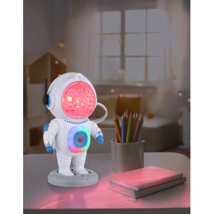 Globo - LED RGB Eπιτραπέζιο φωτιστικό LED/6W/5V αστροναύτης  λευκό