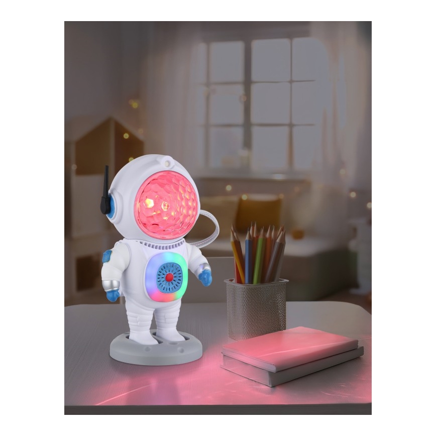Globo - LED RGB Eπιτραπέζιο φωτιστικό LED/6W/5V αστροναύτης  λευκό