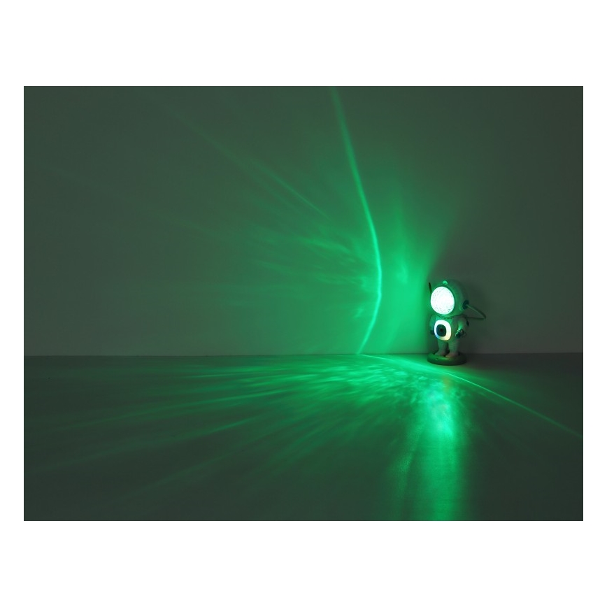 Globo - Επιτραπέζιο φωτιστικό LED RGB LED/6W/5V αστροναύτης λευκό