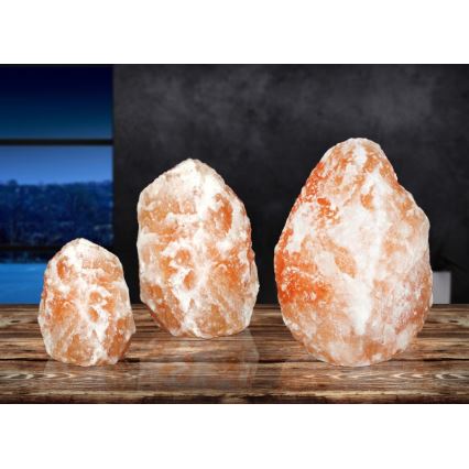 GLOBO -Λάμπα από αλάτι 1xE14/15W/230V 8,77 kg