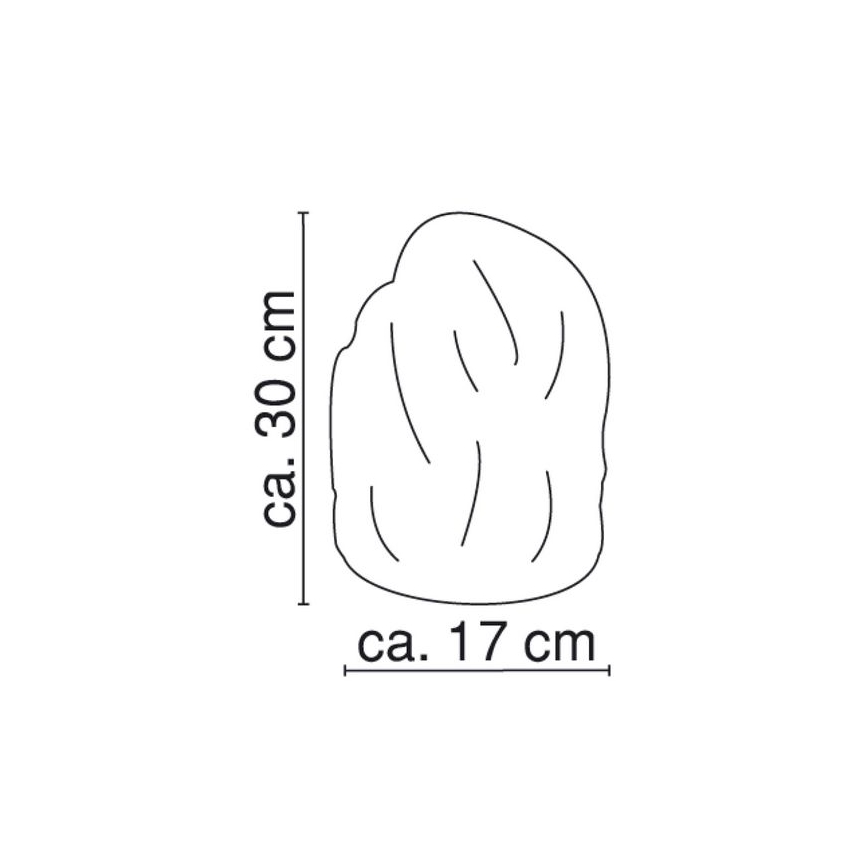 GLOBO -Λάμπα από αλάτι 1xE14/15W/230V 8,77 kg