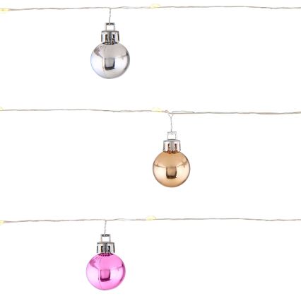 Globo - Χριστουγεννιάτικα λαμπάκια LED 20xLED/2xAA 2,2m θερμό λευκό