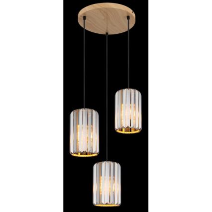 Globo - Κρεμαστό φωτιστικό οροφής 3xE27/60W/230V διάμετρος 35 cm