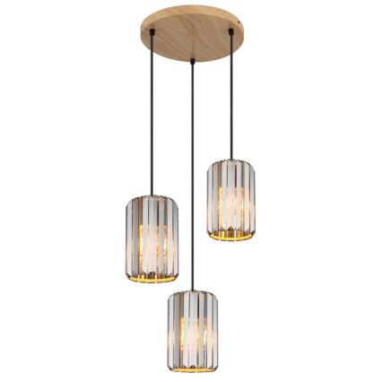 Globo - Κρεμαστό φωτιστικό οροφής 3xE27/60W/230V διάμετρος 35 cm
