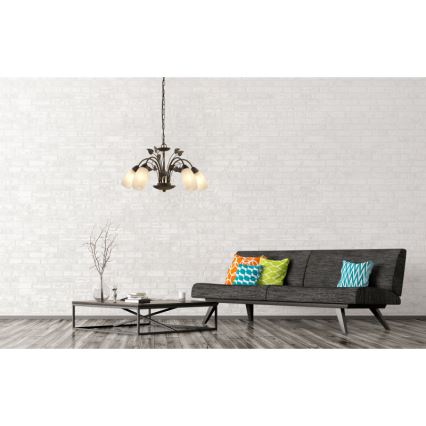 Globo - Κρεμαστό φωτιστικό οροφής 5xE14/40W/230V