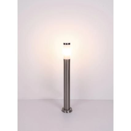 Globo - Λάμπα εξωτερικού χώρου 1xE27/23W/230V IP44 80 cm γυαλιστερό χρώμιο