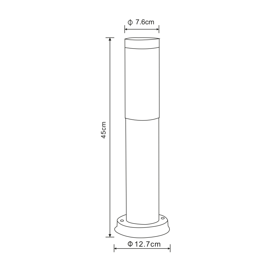 Globo - Φωτιστικό εξωτερικού χώρου 1xE27/23W/230V 45 cm IP44