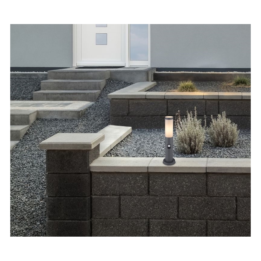 Globo - Λάμπα εξωτερικού χώρου με αισθητήρα 1xE27/60W/230V 45 cm IP44