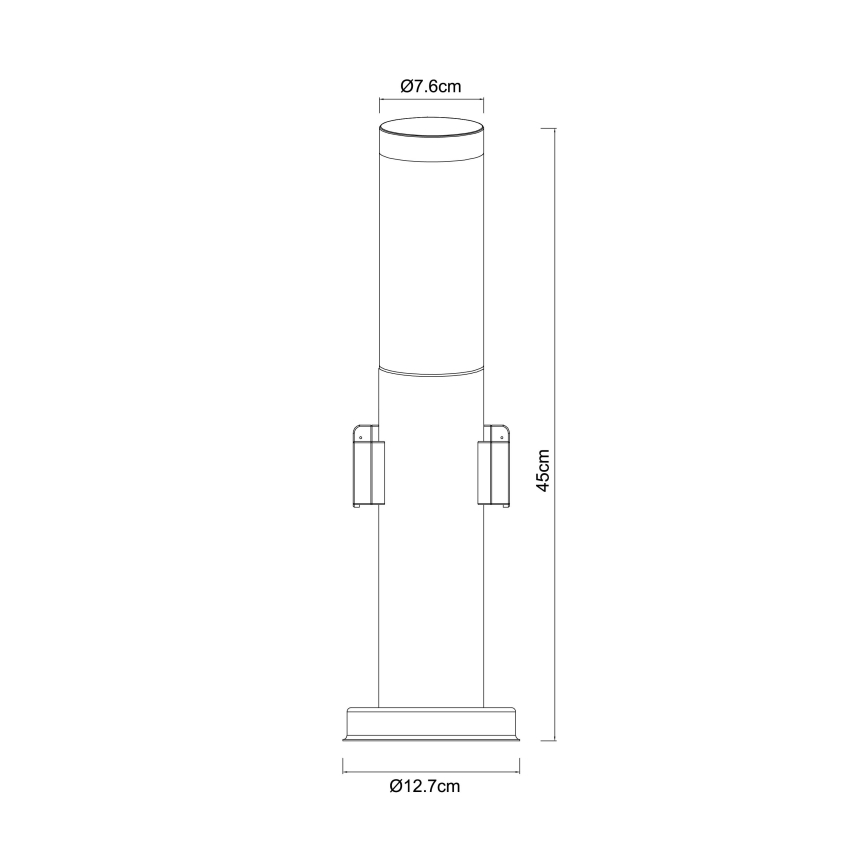 Globo - Εξωτερικό φωτιστικό με 2 ντουί 1xE27/23W/230V IP44