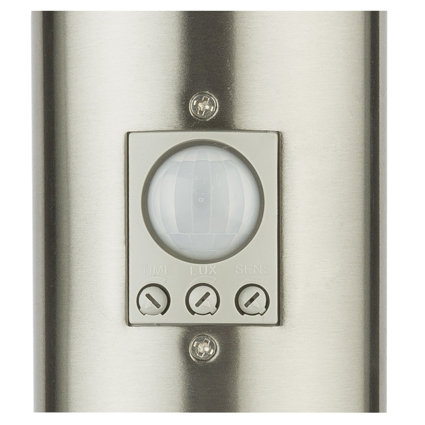 Globo - Εξωτερικό φωτιστικό LED με αισθητήρα και 2 πρίζες LED/9W/230V 60 εκ. SCHUKO IP44