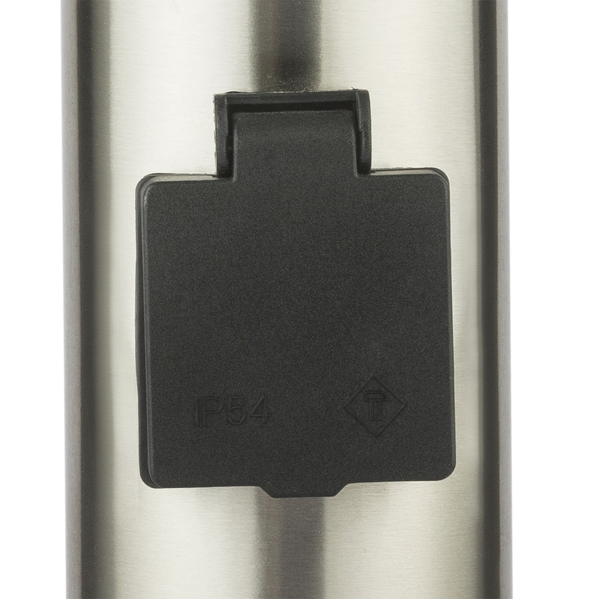 Globo - Εξωτερικό φωτιστικό LED με αισθητήρα και 2 πρίζες LED/9W/230V 60 εκ. SCHUKO IP44