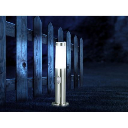Globo - LED εξωτερικό φωτιστικό με αισθητήρα 1xE27/8,8W/230V IP44