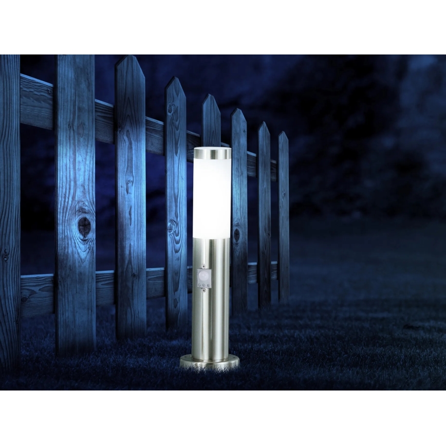 Globo - LED εξωτερικό φωτιστικό με αισθητήρα 1xE27/8,8W/230V IP44