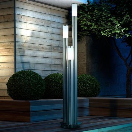 Globo - Λάμπα εξωτερικού χώρου 3xE27/60W/230V 170 cm IP44