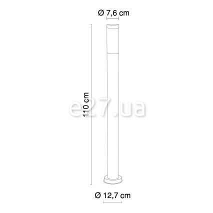 Globo - Λάμπα εξωτερικού χώρου 1xE27/60W/230V IP44