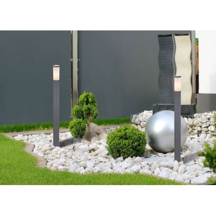 Globo - Λάμπα εξωτερικού χώρου 1xE27/60W/230V IP44 110 cm ανθρακί