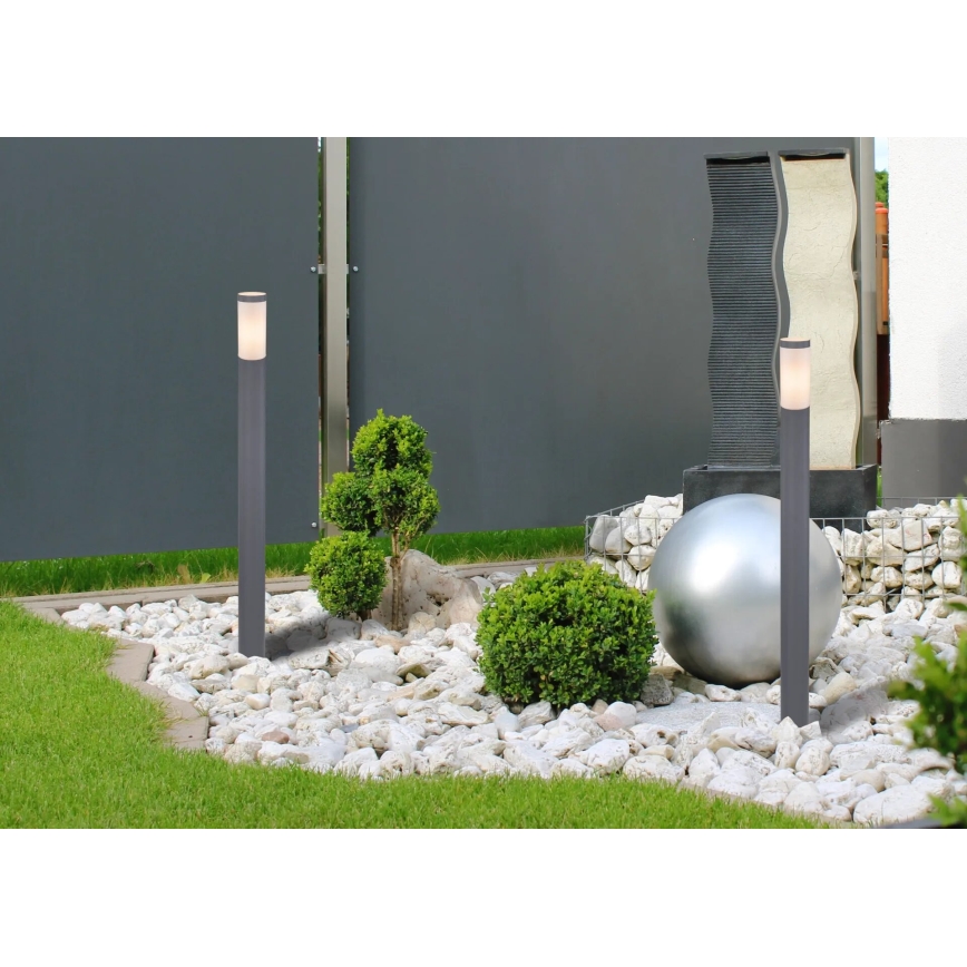 Globo - Λάμπα εξωτερικού χώρου 1xE27/60W/230V IP44 110 cm ανθρακί