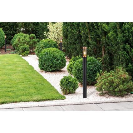 Globo - Λάμπα εξωτερικού χώρου 1xE27/23W/230V IP44 110 cm μαύρο/χαλκός