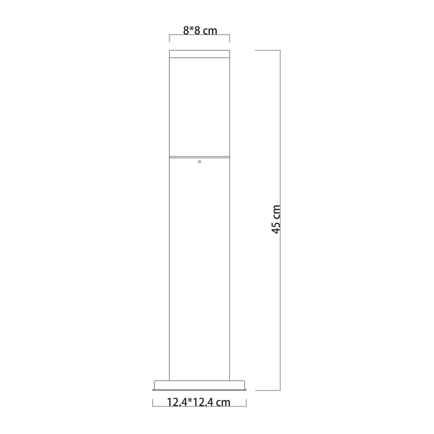 Globo - Εξωτερικό φωτιστικό 1xE27/15W/230V 45 εκ. IP44