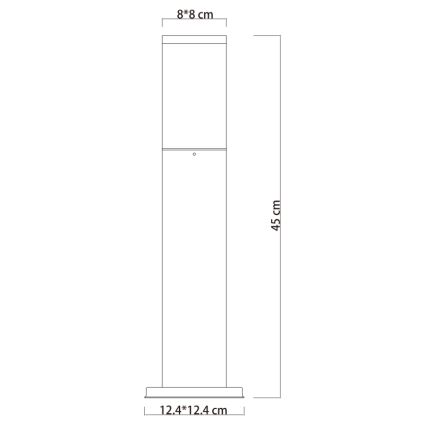 Globo - Λάμπα εξωτερικού χώρου 1xE27/15W/230V 45 cm IP44