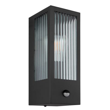 Globo φωτιστικό τοίχου με αισθητήρα 1xE27/60W/230V IP44