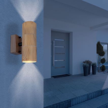 Globo - Εξωτερικό επιτοίχιο φωτιστικό 2xGU10/35W/230V IP44