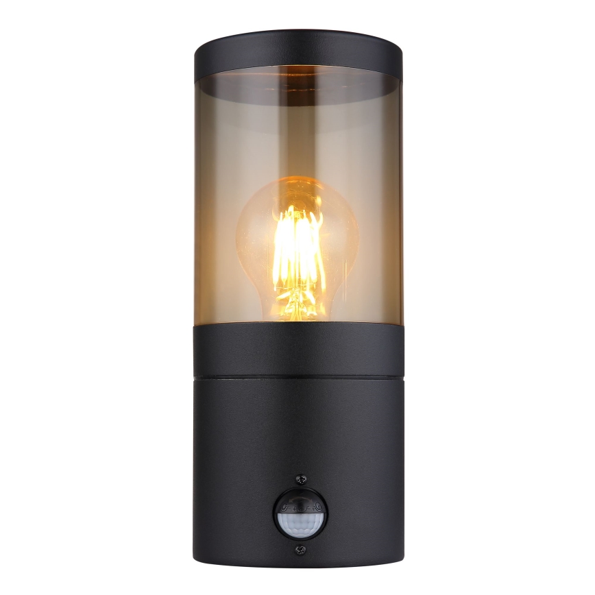 Globo φωτιστικό τοίχου με αισθητήρα 1xE27/60W/230V IP44
