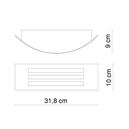 Globo - Φως LED εξωτερικού χώρου 1xE27/20W/230V IP44