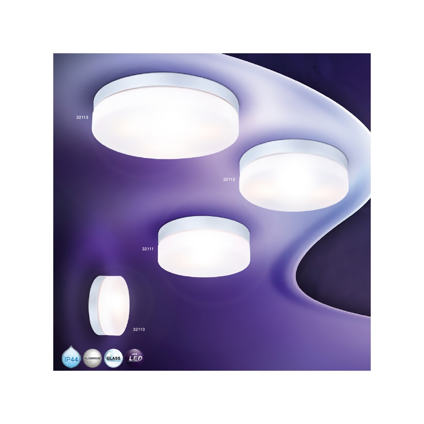Globo - Φωτιστικό μπάνιου 2xE27/40W/230V διάμετρος 24 cm IP44