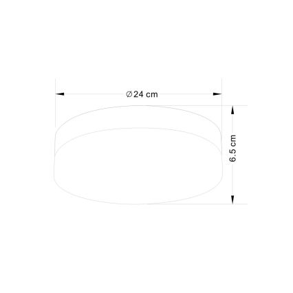 Globo - Φωτιστικό μπάνιου 2xE27/40W/230V διάμετρος 24 cm IP44