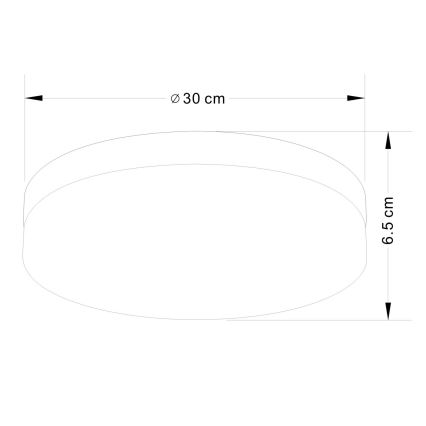 Globo - Φωτιστικό μπάνιου 3xE27/40W/230V διάμετρος 30 cm IP44