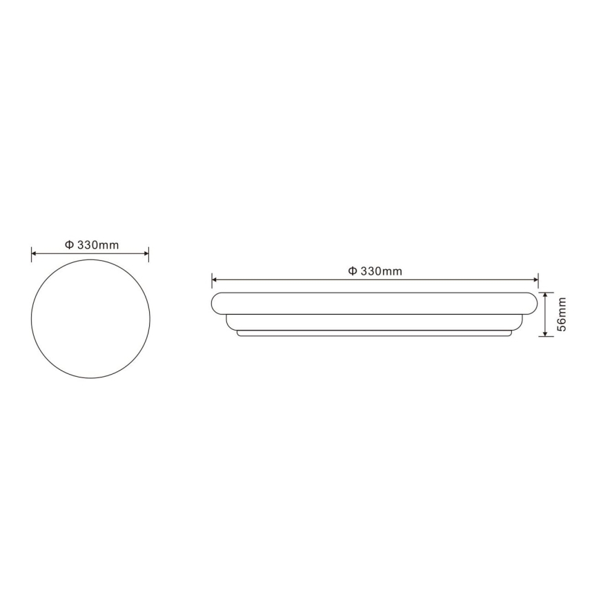 Globo - Φως οροφής εξωτερικού χώρου LED 1xLED/24W/230V IP54