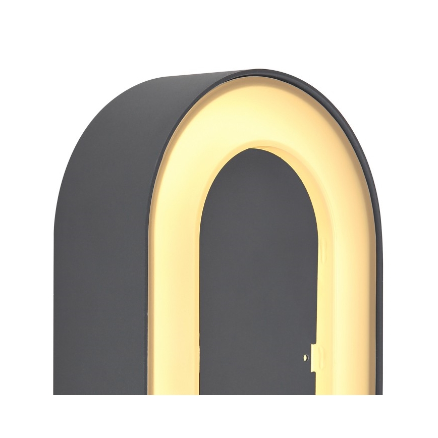 Globo - Επιτοίχιο φωτιστικό εξωτερικού χώρου LED LED/12W/230V IP65