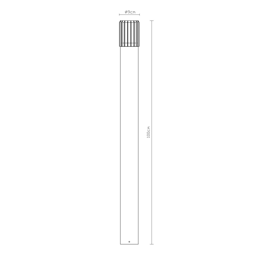 Globo - Φωτιστικό εξωτερικού χώρου 1xE27/15W/230V IP54 100 cm