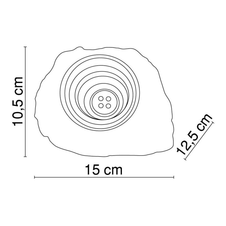 Globo - LED Διακοσμητικό ηλιακό φωστικό 4xLED/0,06W/1,2V IP44 200 mAh