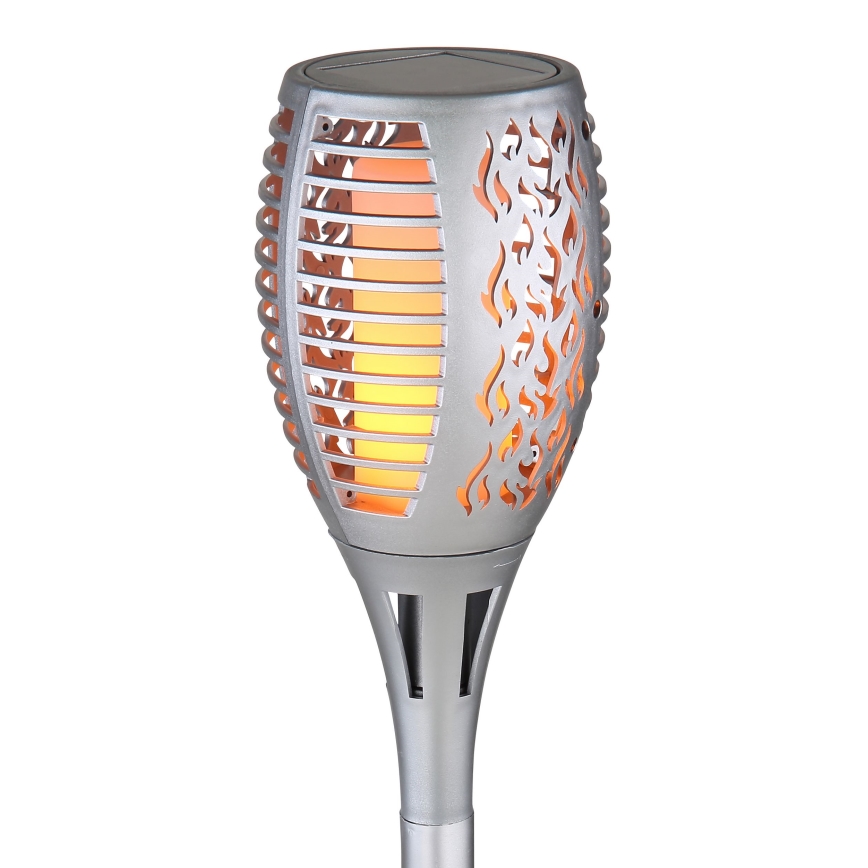 Globo - Ηλιακό φωτιστικό LED LED/3,6W/3V 1800K IP44 γυαλιστερό χρώμιο