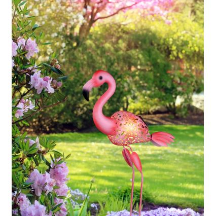 Globo - Ηλιακό LED φωτιστικό LED/3V IP44 300 mAh φλαμίνγκο