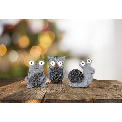 Globo - Ηλιακό φωτιστικό LED 2xLED/0,06W/3V IP44 σαλιγκάρι