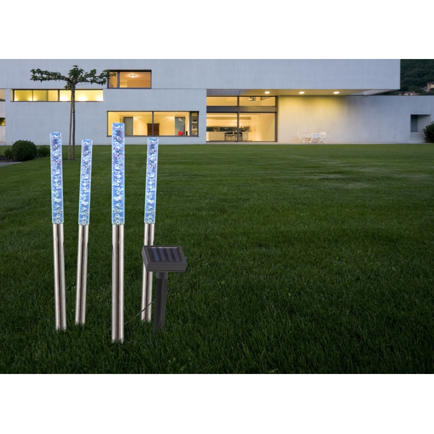 Globo - ΣΕΤ 4x LED Ηλιακό Φωτιστικό 4xLED/0,07W IP44 600 mAh