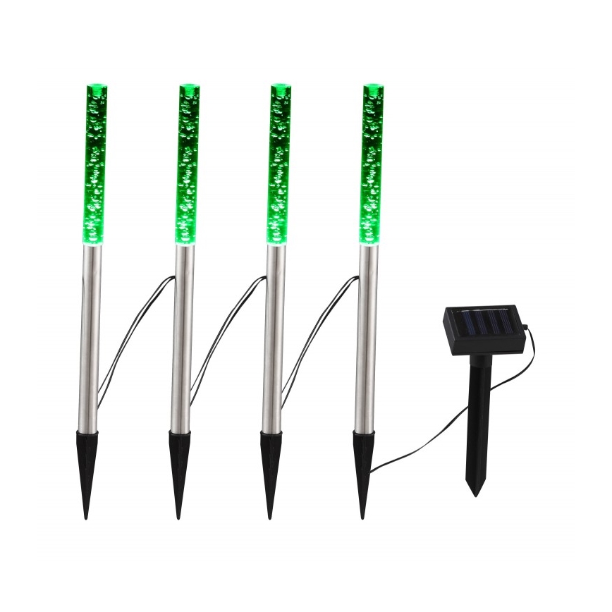 Globo - ΣΕΤ 4x LED Ηλιακό Φωτιστικό 4xLED/0,07W IP44 600 mAh