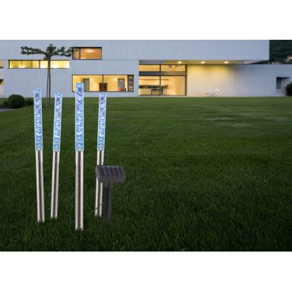 Globo - ΣΕΤ 4x Ηλιακό φωτιστικό LED 4xLED/0,07W IP44