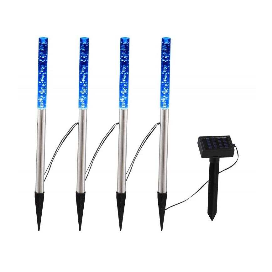 Globo - ΣΕΤ 4x Ηλιακό φωτιστικό LED 4xLED/0,07W IP44