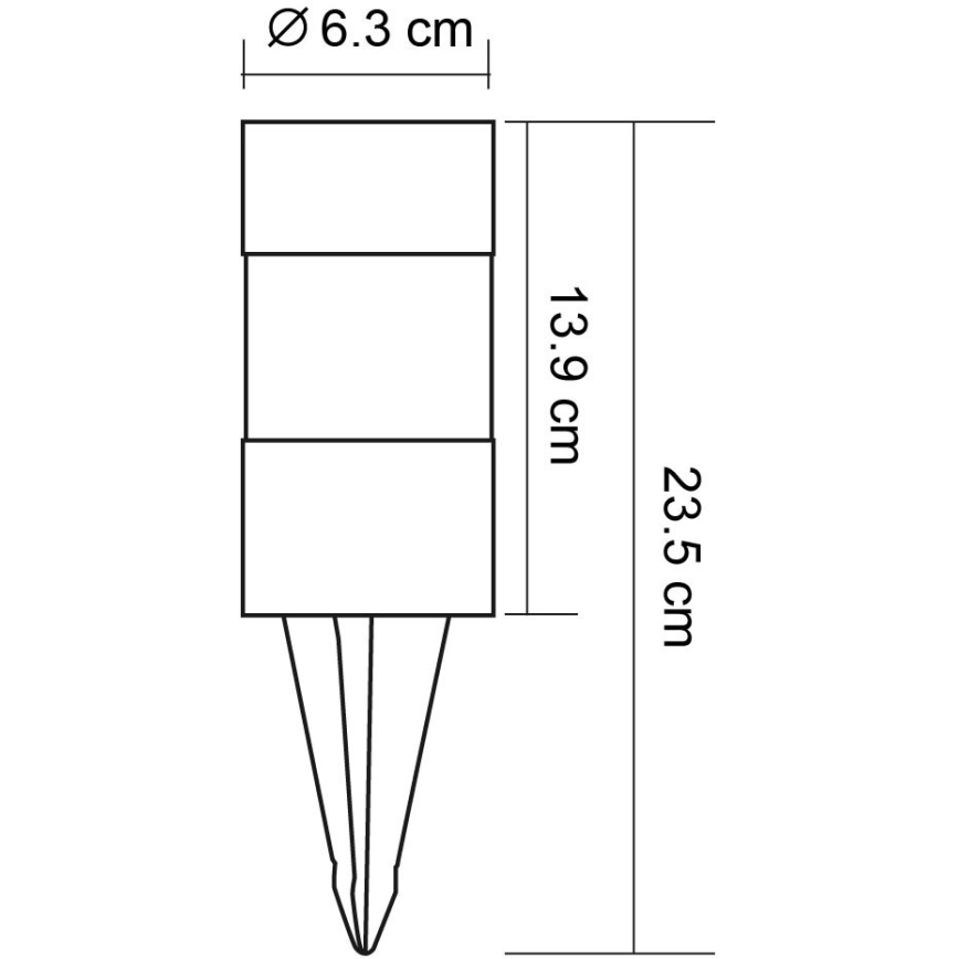 Globo - ΣΕΤ 3x Ηλιακή λάμπα LED LED/0,06W/3,2V IP44