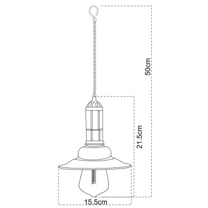 Globo - LED ηλιακό φωτιστικό σε αλυσίδα LED/0,06W/1,2V IP44 150 mAh