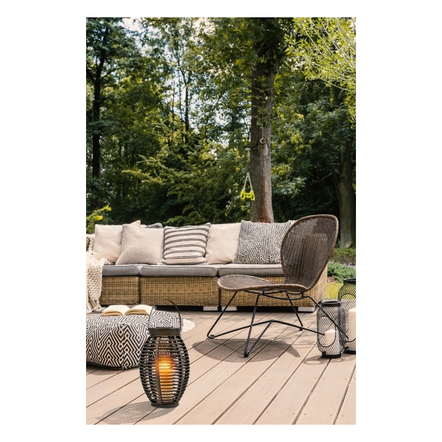 Globo - Ηλιακό φωτιστικό LED LED/0,06W/3,2V IP44 200 mAh rattan