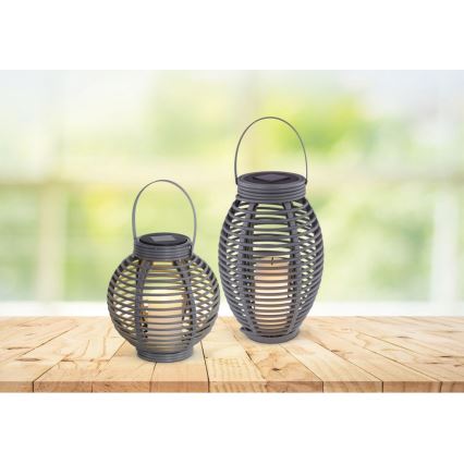 Globo - Ηλιακό φωτιστικό LED LED/0,06W/3,2V IP44 200 mAh rattan