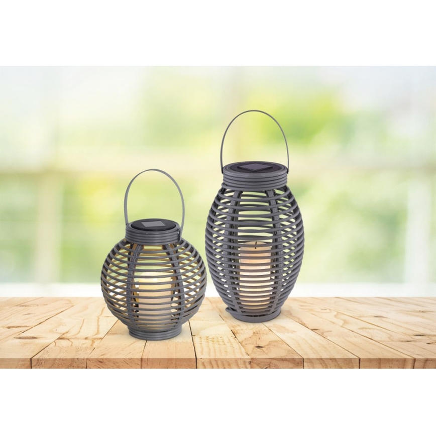 Globo - Ηλιακό φωτιστικό LED LED/0,06W/3,2V IP44 200 mAh rattan
