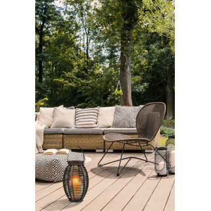 Globo - Ηλιακό φωτιστικό LED LED/0,06W/3,2V IP44 200 mAh rattan
