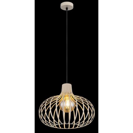 Globo - Κρεμαστό φωτιστικό με καλώδιο 1xE27/40W/230V μπεζ